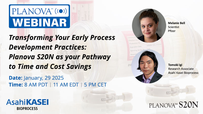 Transforming Your Early Process Development Practices: Planova S20N as Your Pathway to Time and Cost Savings